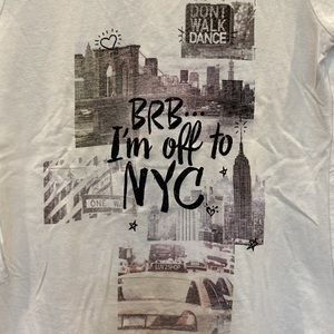 Justice Girls NYC Short Sleeve Graphic Tee 14